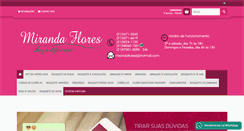 Desktop Screenshot of mirandaflores.com.br