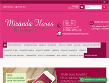 Tablet Screenshot of mirandaflores.com.br